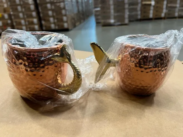 16oz Fishtail Moscow Mule Mug $20/Each (Case of 20)