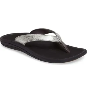 20198-2K40 Faux Leather Kulapa Kai Womens Comfort Olukai Thong Sandals