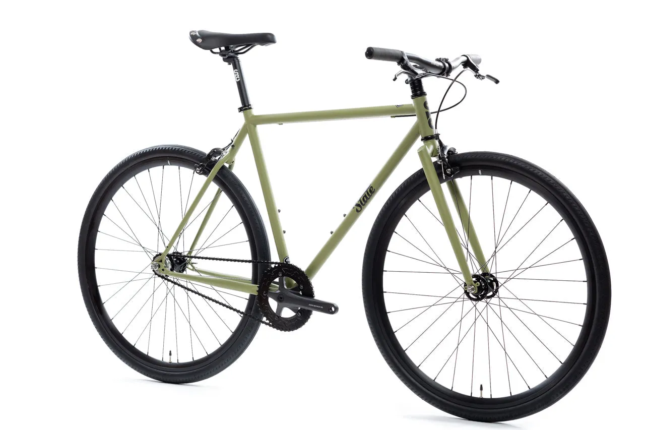 4130 - Matte Olive – (Fixed Gear / Single-Speed)