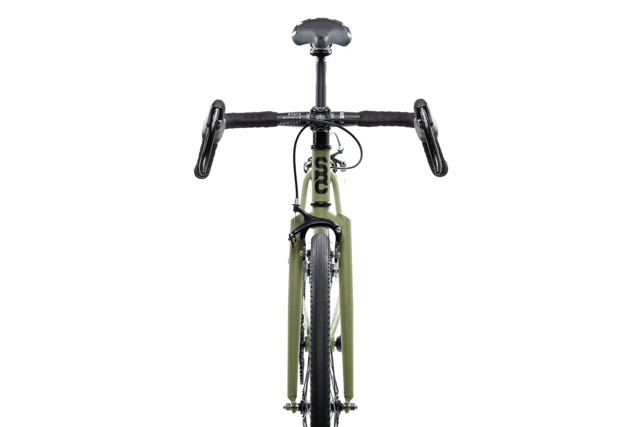 4130 - Matte Olive – (Fixed Gear / Single-Speed)