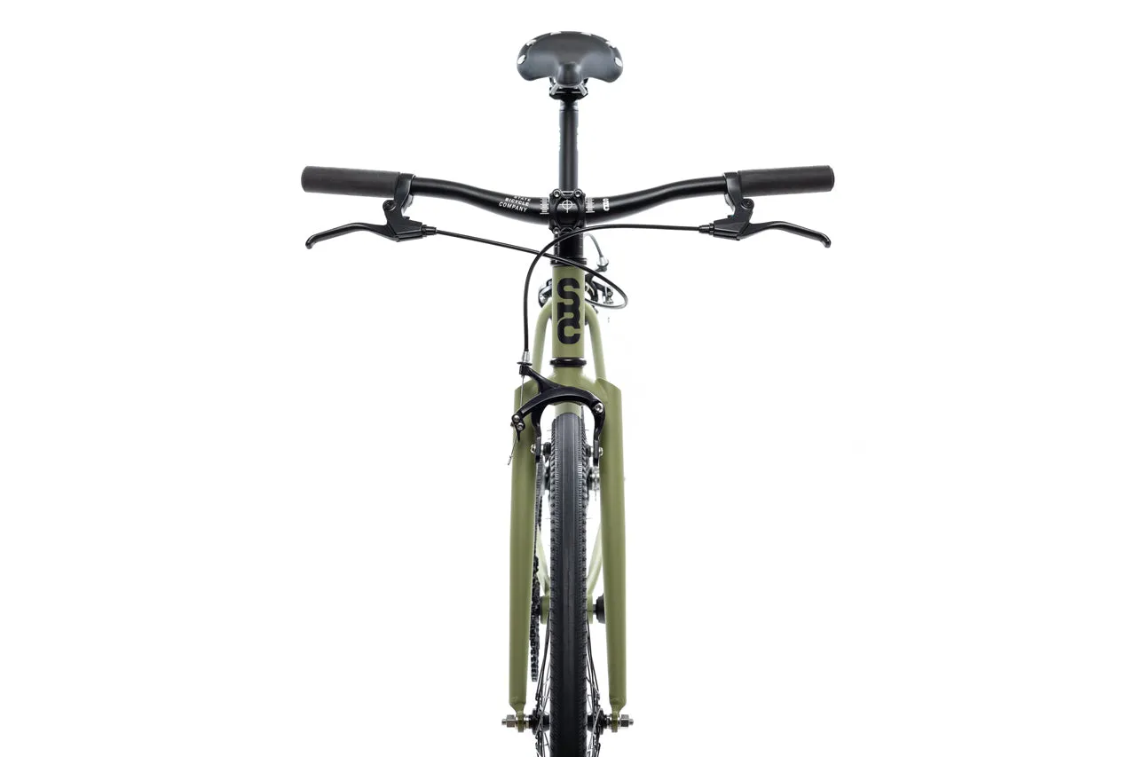 4130 - Matte Olive – (Fixed Gear / Single-Speed)