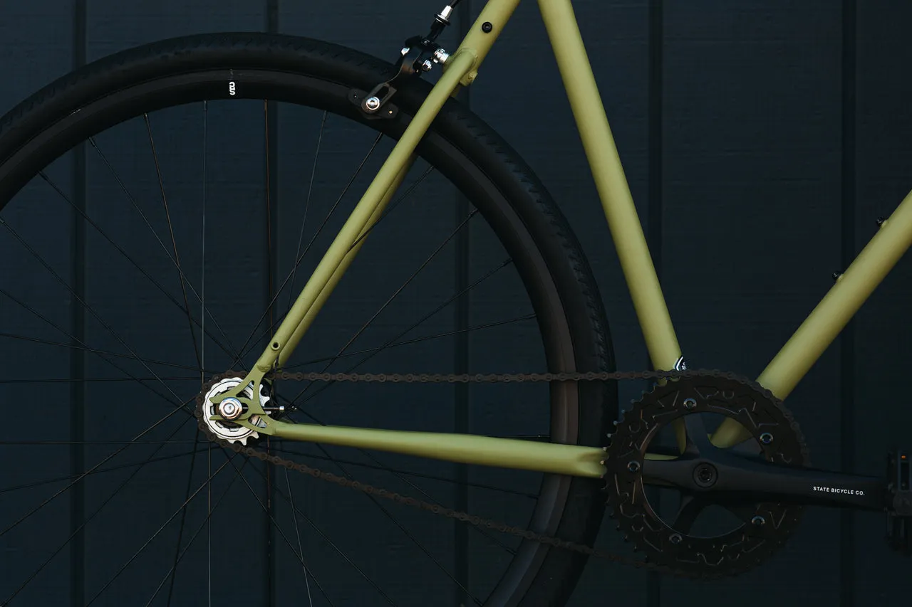 4130 - Matte Olive – (Fixed Gear / Single-Speed)