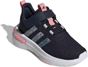 adidas Racer TR23 Elastic Lace Sneaker, Ink/Semi Pink Spark/Sandy Pink, 7 US Unisex Big Kid