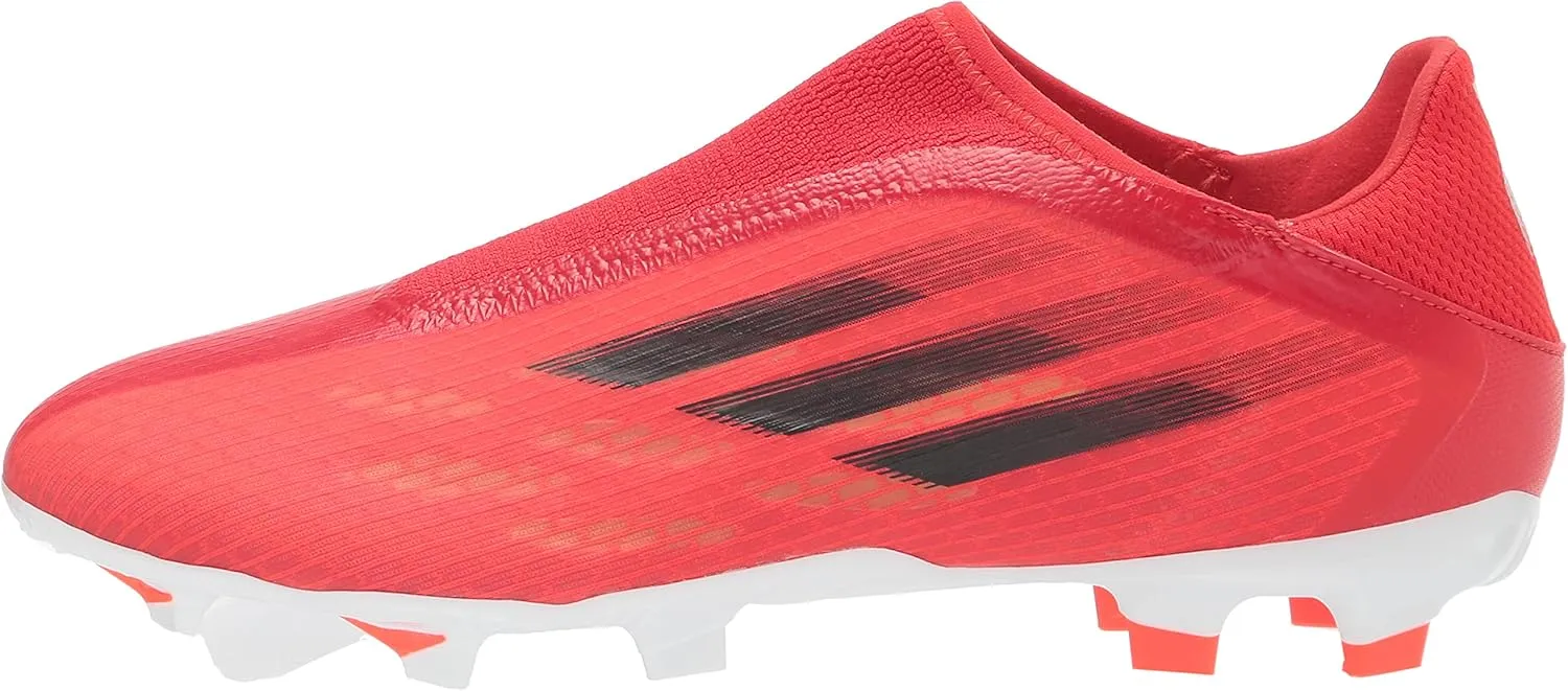 adidas Unisex-Adult X Speedflow.3 Laceless Firm Ground Soccer Shoe