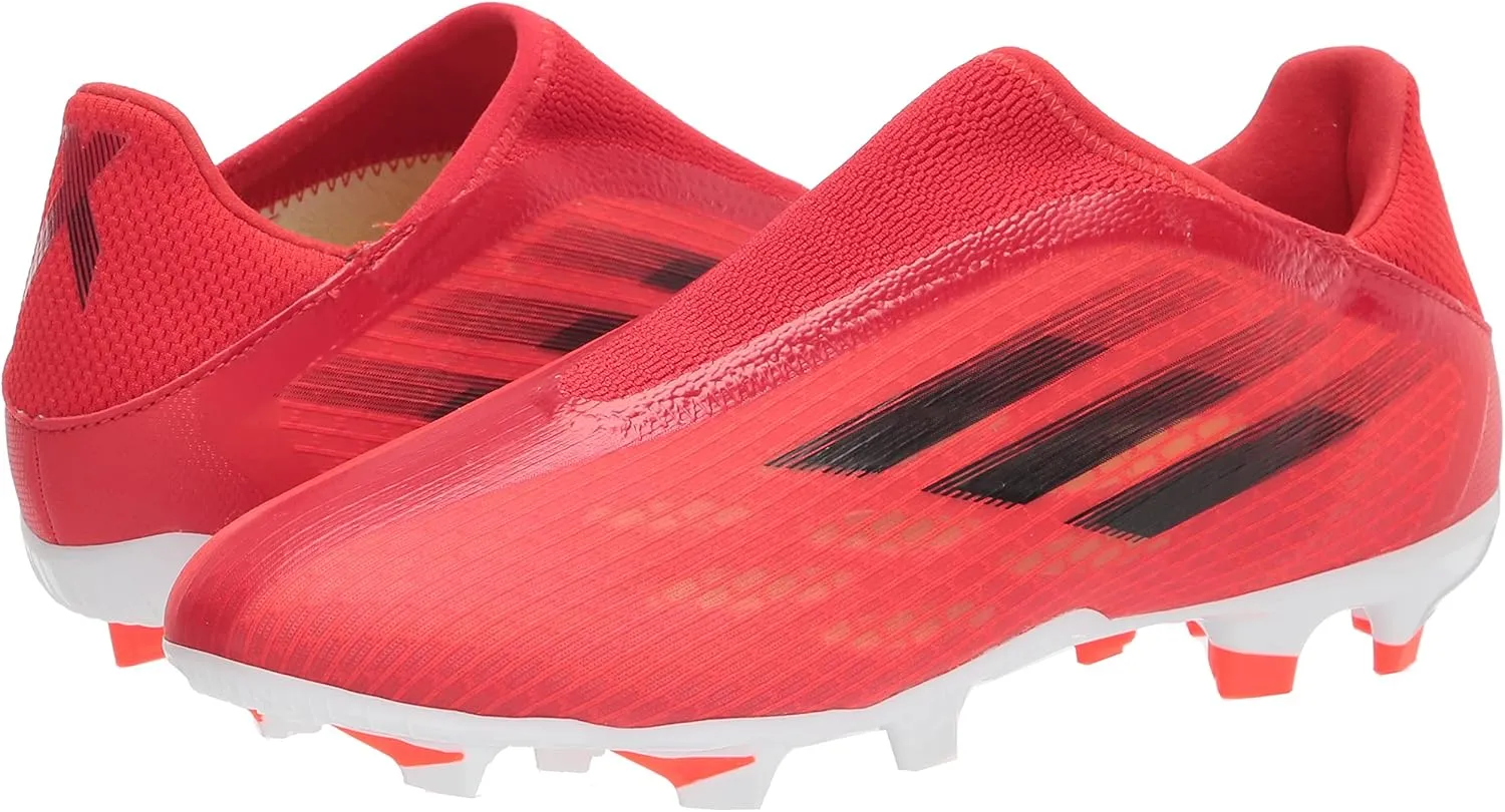 adidas Unisex-Adult X Speedflow.3 Laceless Firm Ground Soccer Shoe