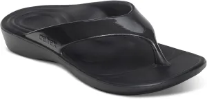 Aetrex Maui Orthopedic Flip Flops for Women Arch Support - Pressure Relief Water-friendly Shock Absorption Super Soft UltraSky EVA Foam Flip Flops