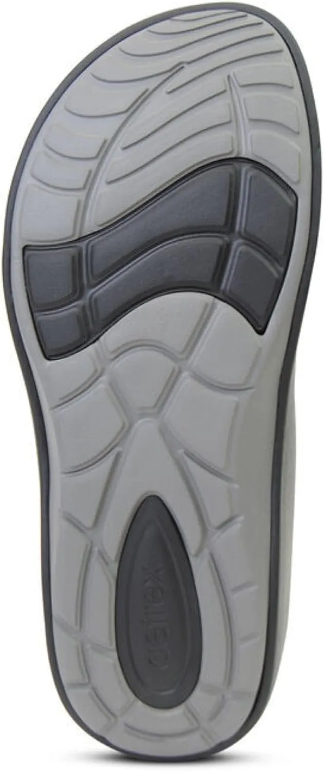 Aetrex Maui Orthopedic Mens Flip Flops - Arch Support Shock Absorption w/ UltraSKY EVA Foam Pressure Relief Water-Friendly Flip Flops for Men