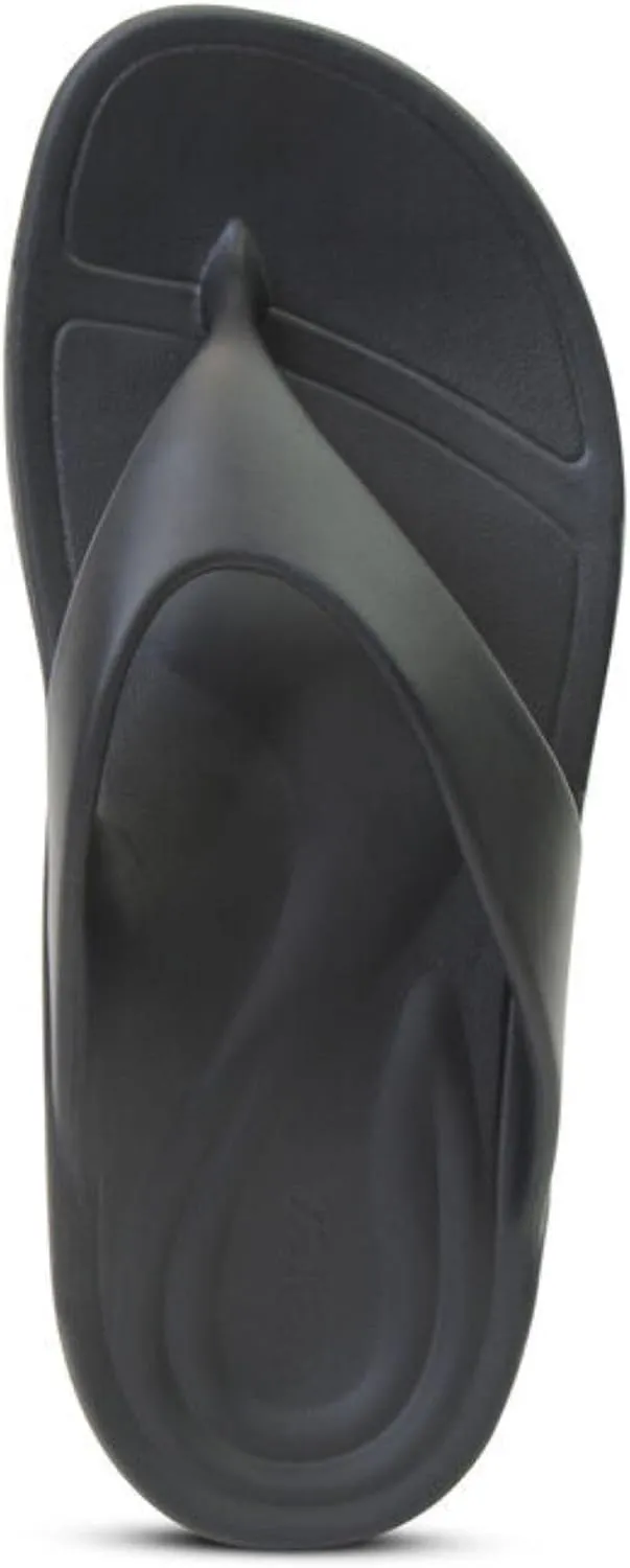 Aetrex Maui Orthopedic Mens Flip Flops - Arch Support Shock Absorption w/ UltraSKY EVA Foam Pressure Relief Water-Friendly Flip Flops for Men