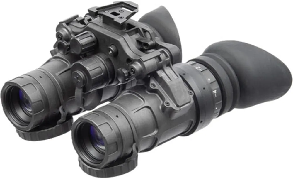 AGM Global Vision 12UN41284154011 Model UNVG NW1 Ultralight Night Vision Goggle/Binocular with Gen 2  "Level 1", P45-Green Phosphor IIT; 51-64 lp/mm Resolution, 1x Magnification, 25mm Lens