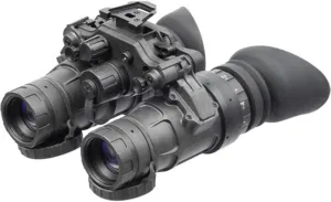 AGM Global Vision 12UN41284154011 Model UNVG NW1 Ultralight Night Vision Goggle/Binocular with Gen 2  "Level 1", P45-Green Phosphor IIT; 51-64 lp/mm Resolution, 1x Magnification, 25mm Lens