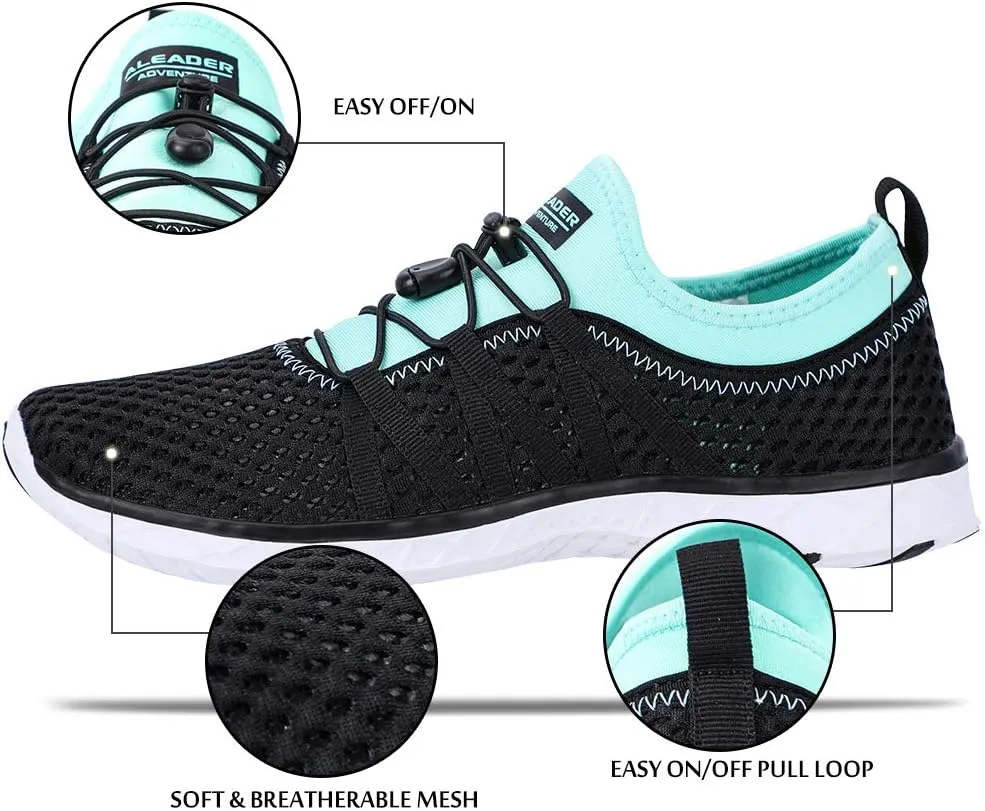 Aleader Women's Mesh Slip On Water Shoes