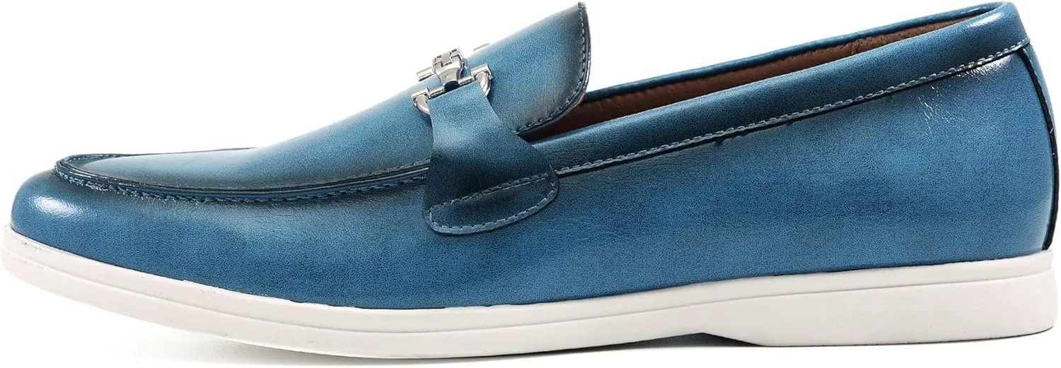 Amali Levi Two Tone Penny Loafer Slip-On Shoes for Men