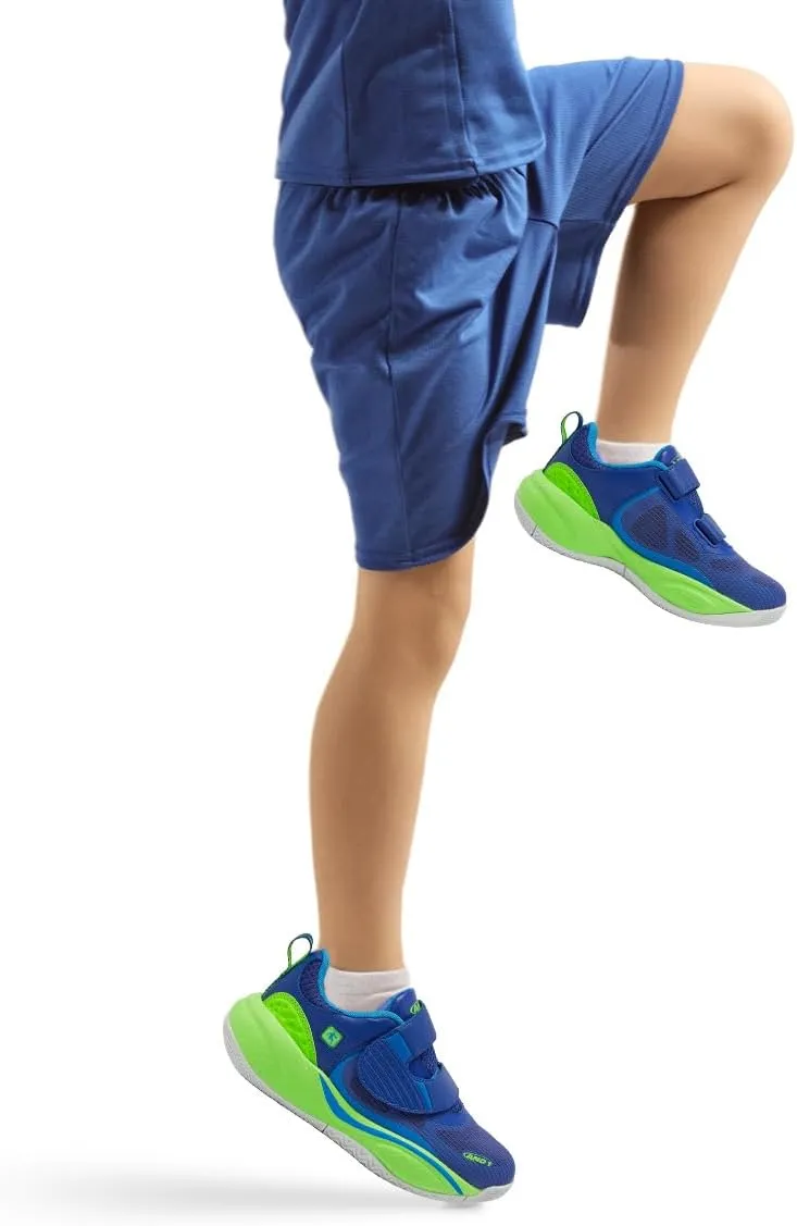 AND1 Revel Low Girls & Boys Basketball Shoes Kids with Hook and Loop Closure, Little Kid 11 to Big Kid 7 Kids Basketball Sneakers Boys