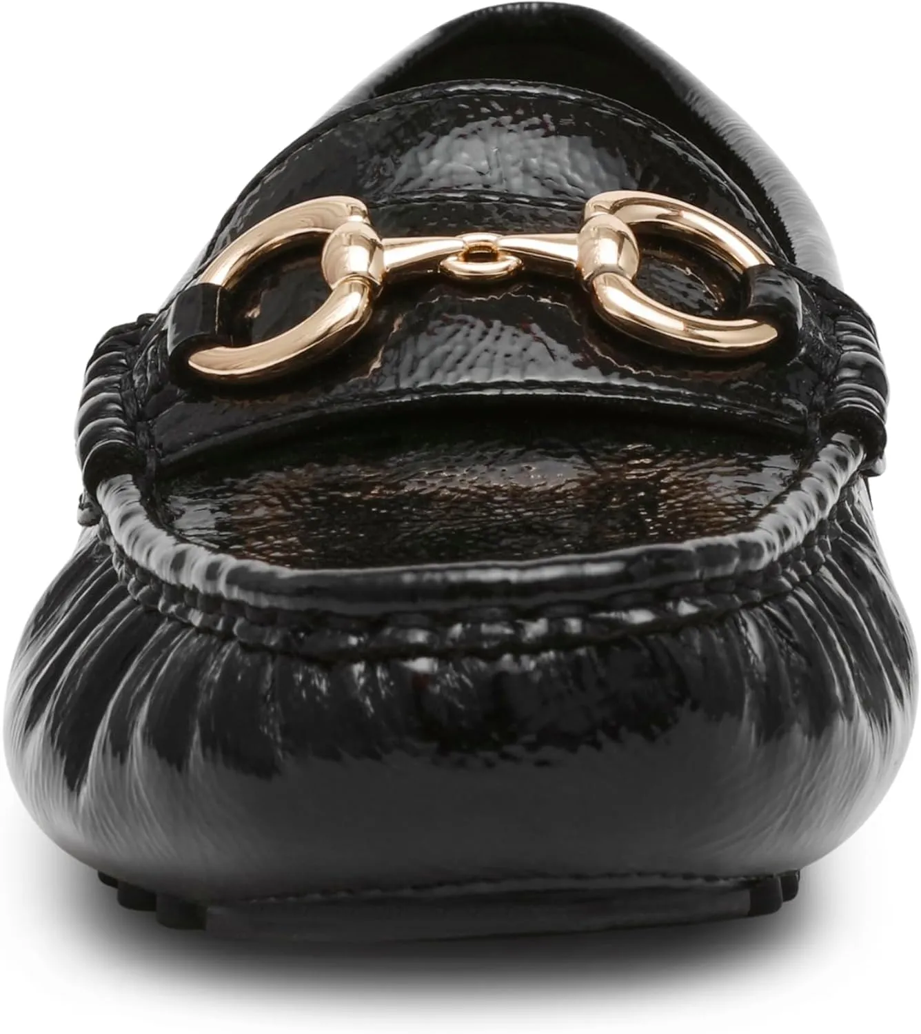 Anne Klein Womens Chrystie Faux Leather Driving Moccasins Moccasins