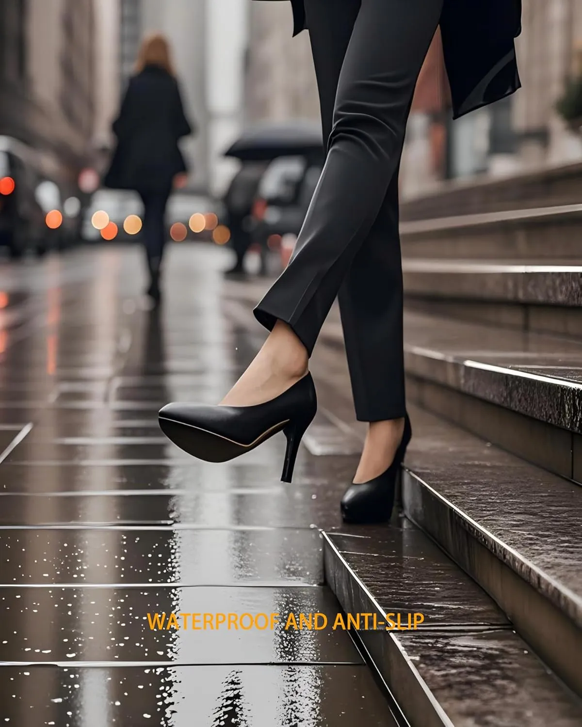 Anti-Slip Shoe Sole Protector Pads for High-Heels,Silicone Anti Slip Shoe Grips on Bottom of Shoes,Self-Adhesive Sole Guard for Shoes | Smooth Surface Traction(4.5 in*40 in Mirror Black)
