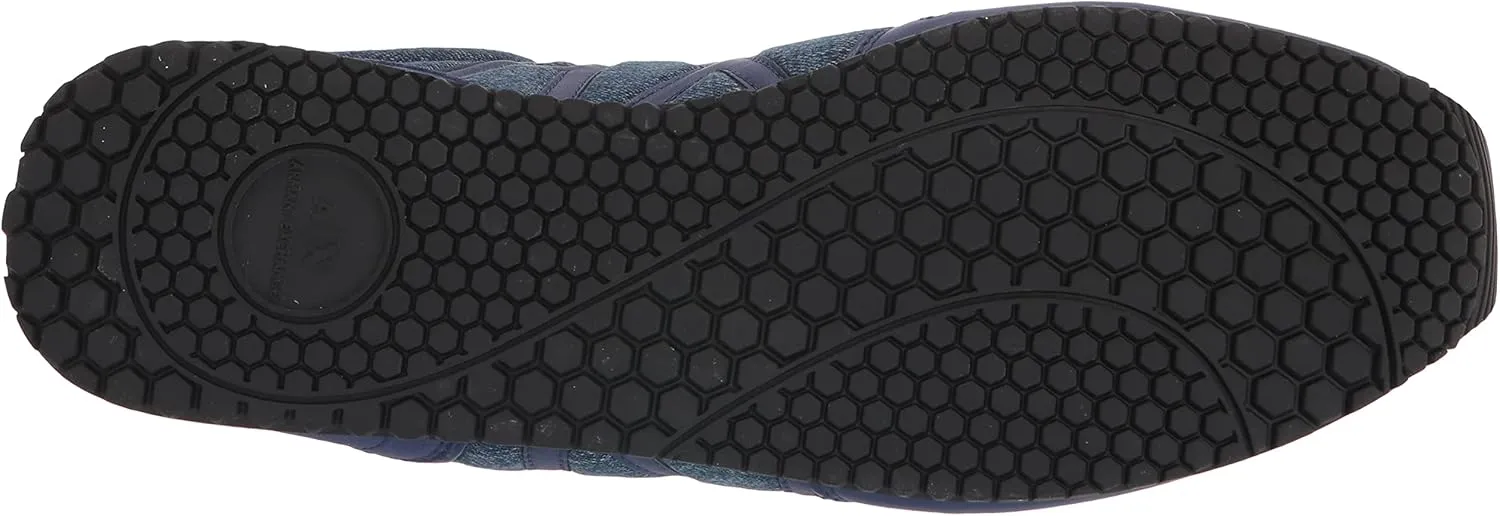 Armani Exchange Women's Texturized Suede & Mesh Logo Sneaker