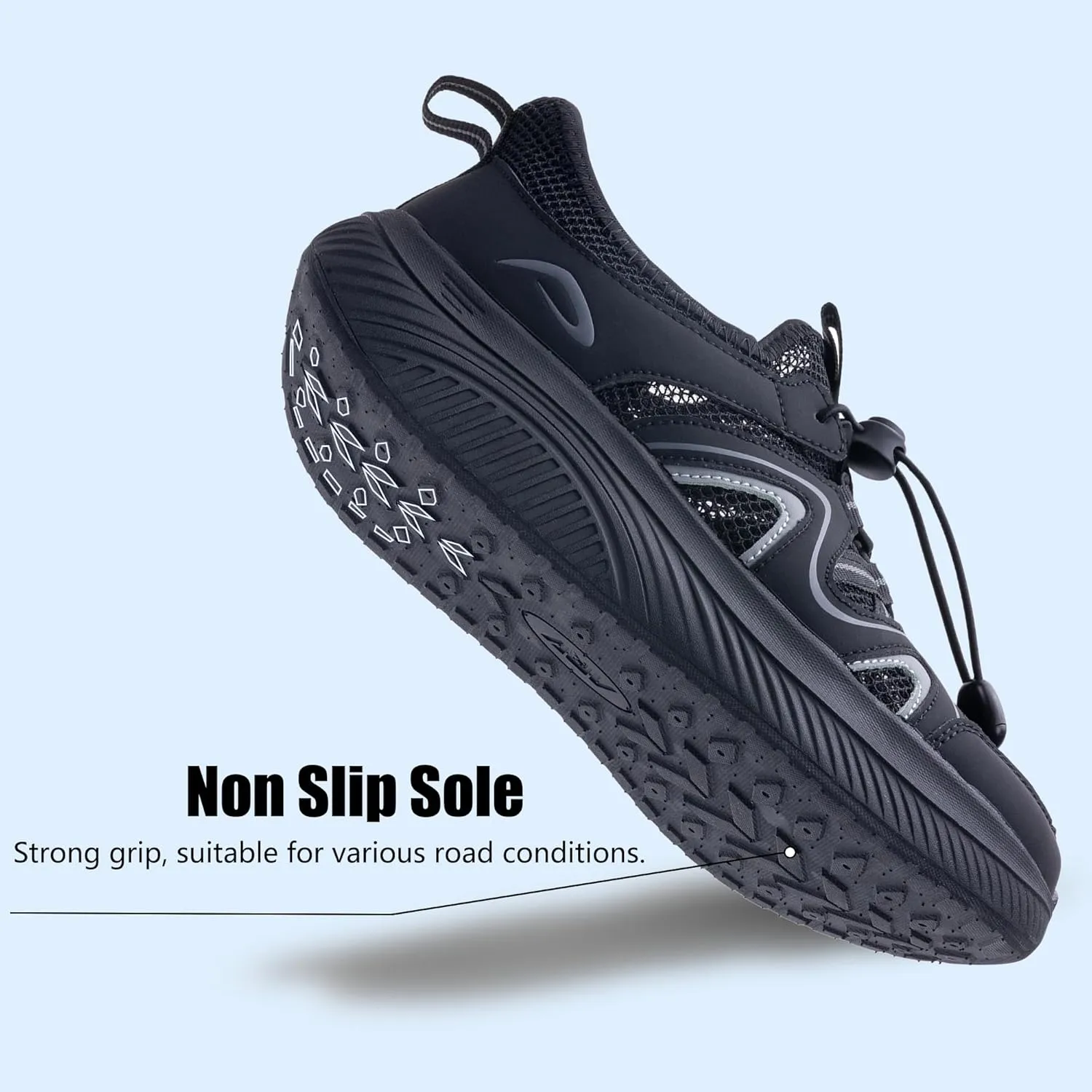 Artlea Wide Toe Box Shoes Women Walking Shoes Arch Support Plantar Fasciitis Orthotic Sneakers Slip On Running Tennis Shoes