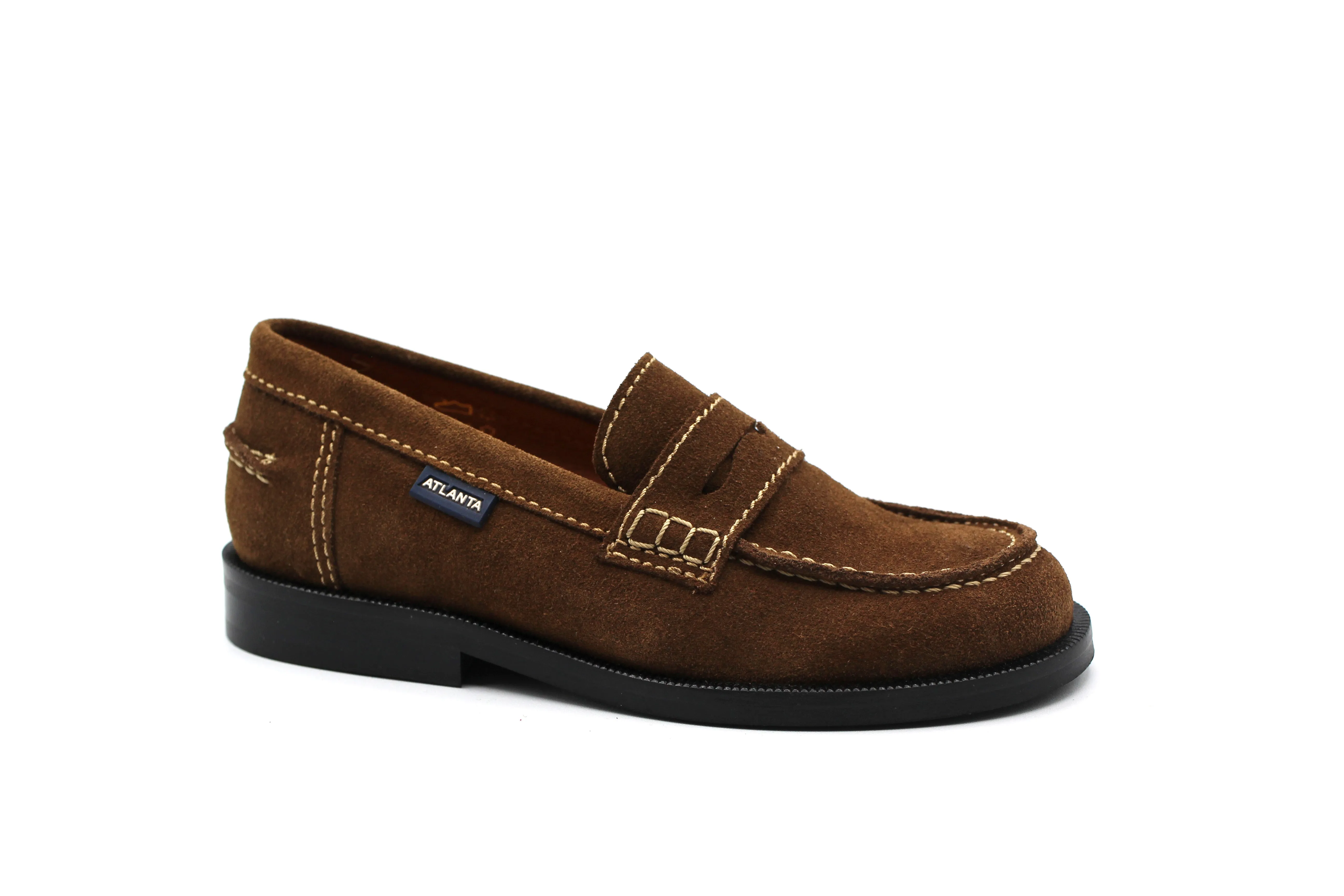 Atlanta Camel Suede College Loafer
