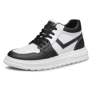 Atmungsaktive Mesh-Leder-Sneaker