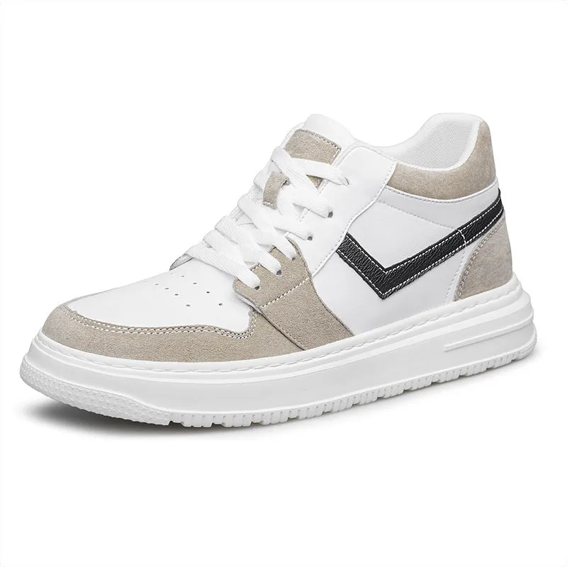 Atmungsaktive Mesh-Leder-Sneaker