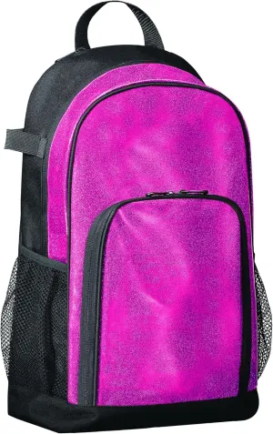 Augusta Sportswear Backpack, Pink Glitter/Black, One Size