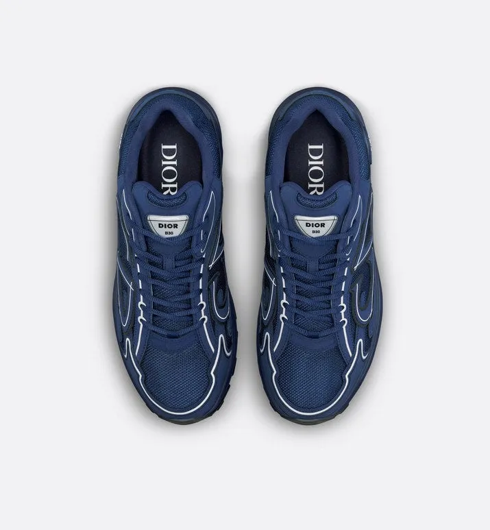 B30 Sneaker • Deep Blue Mesh and Technical Fabric