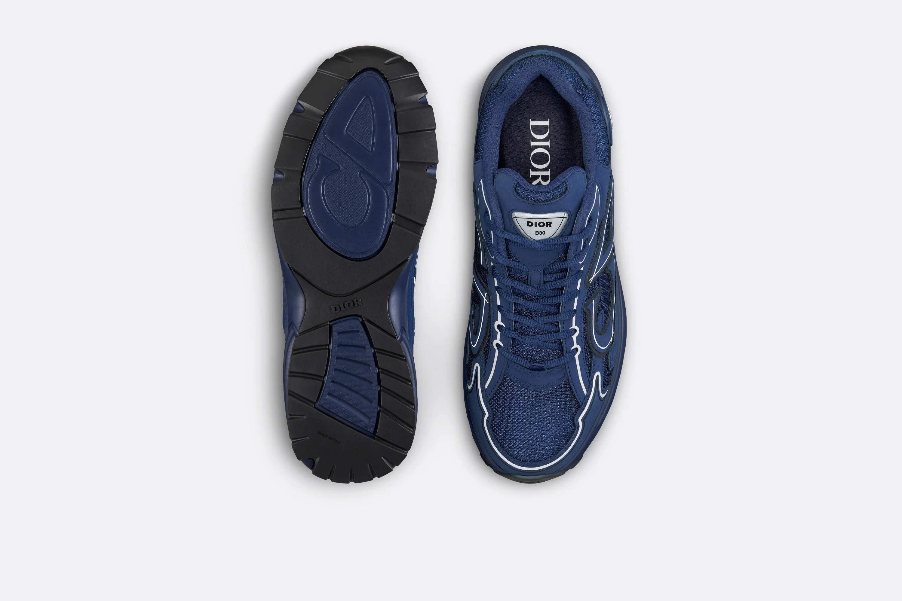 B30 Sneaker • Deep Blue Mesh and Technical Fabric