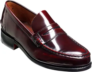 BARKER Caruso Men's Handmade Leather Loafer Shoes – Classic Penny Loafer, Goodyear Welted, Full Leather Sole & Lining, Business & Formal Wear