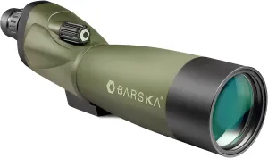 BARSKA Blackhawk 18-36x50 Straight Spotting Scope with Tripod and Case (Green Lens)