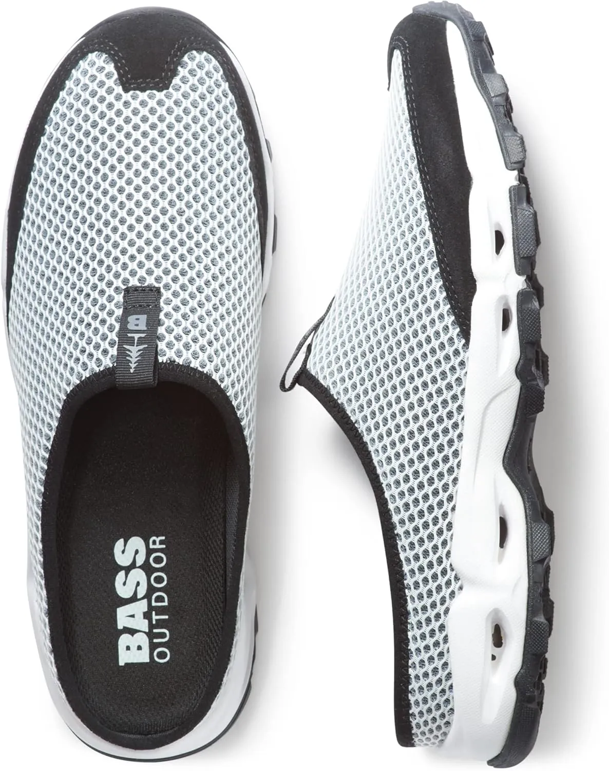 BASS OUTDOOR Men's Aqua Mesh Slide Water Shoe