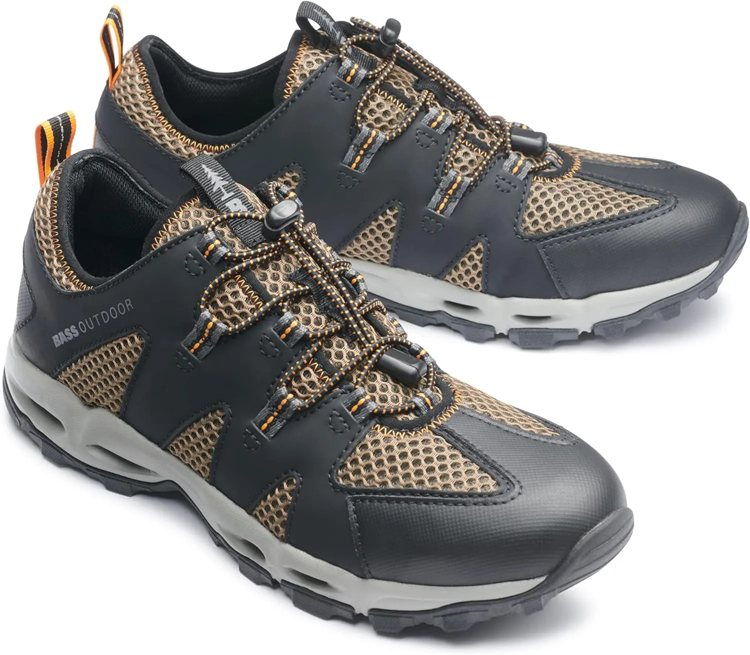 BASS OUTDOOR Men's Aqua Mesh Trail Water Shoe