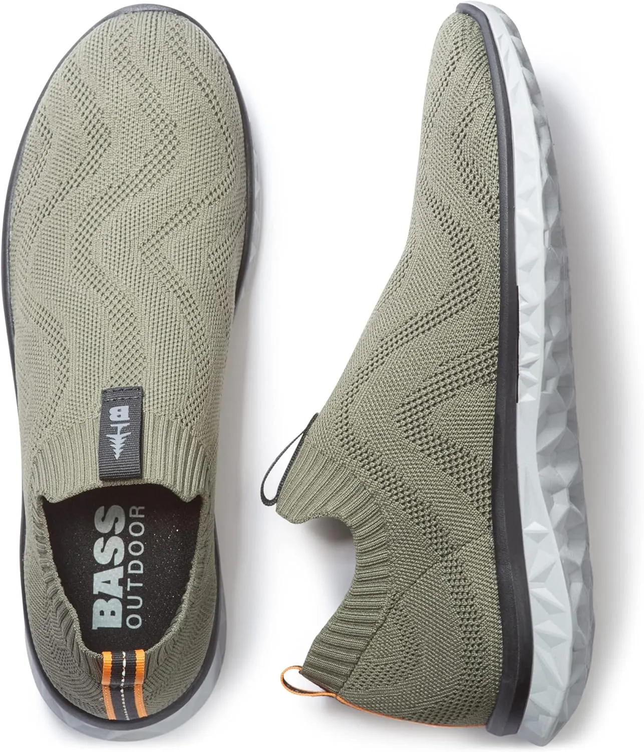 BASS OUTDOOR Men's Hex Knit Pull on Hiking Shoe
