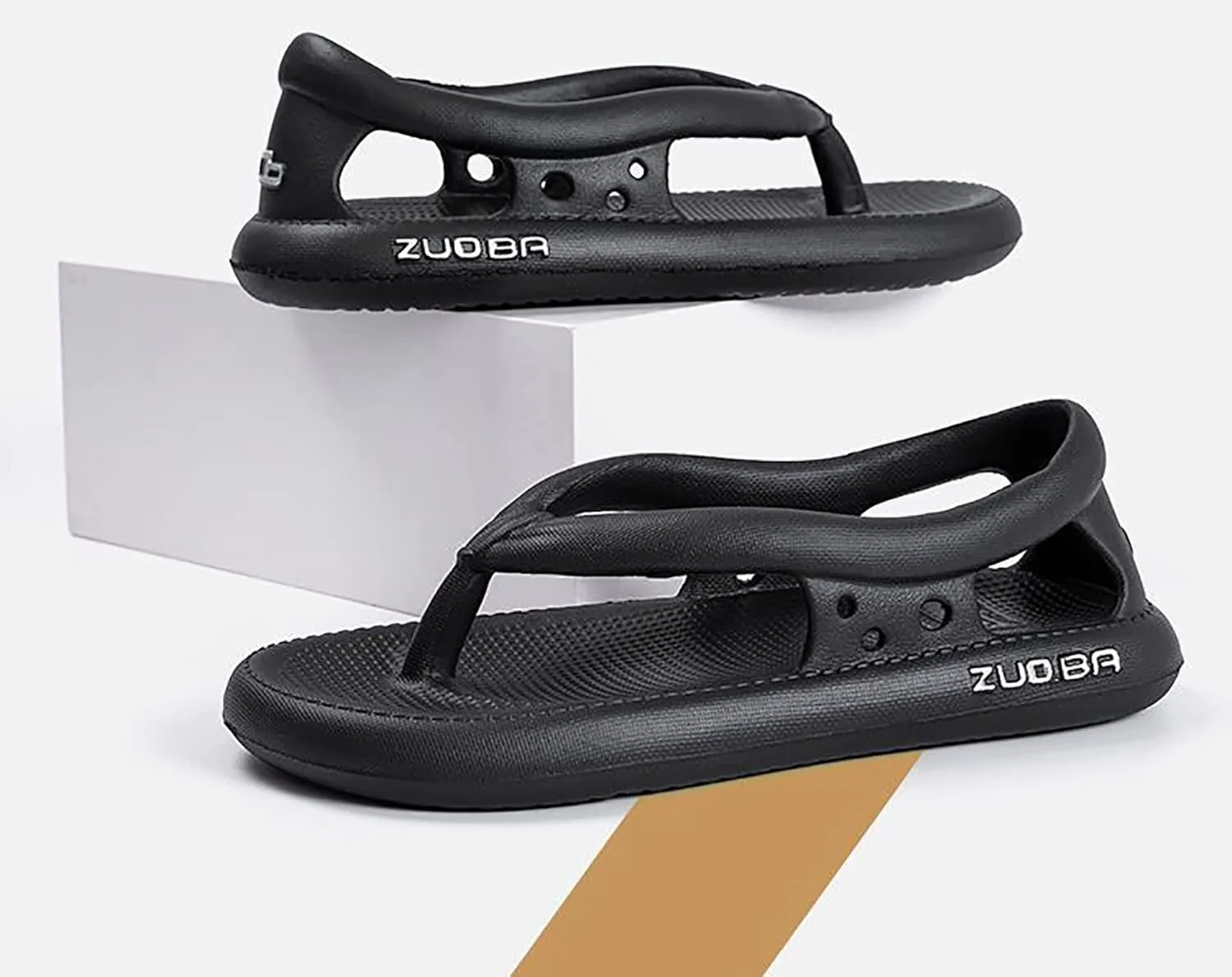 Bazuo Sandals Bazuo Non-Slip Slippers,2023 Summer New Beach Unisex Flops Sandals Comfort Walking Outdoor Couple Bathroom Slippers