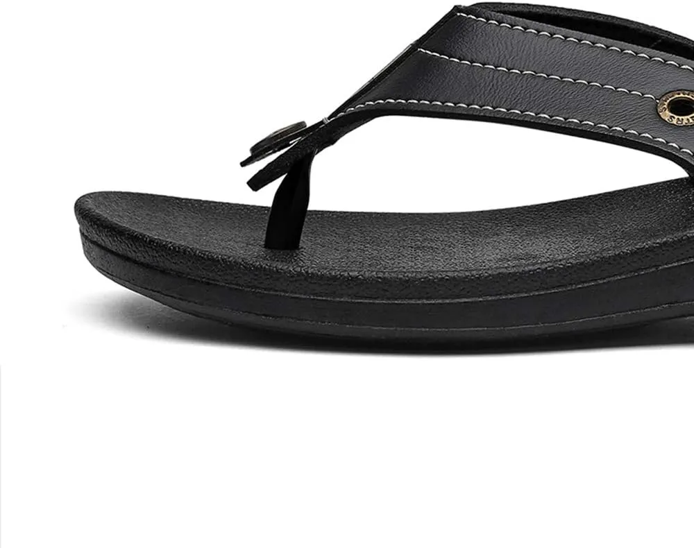 Bitiger Sandals Flip Flops Flip Flops for Men - Fashion Mens Beach Sandals Ourdoor & Functional Shower Shoes Indoor…