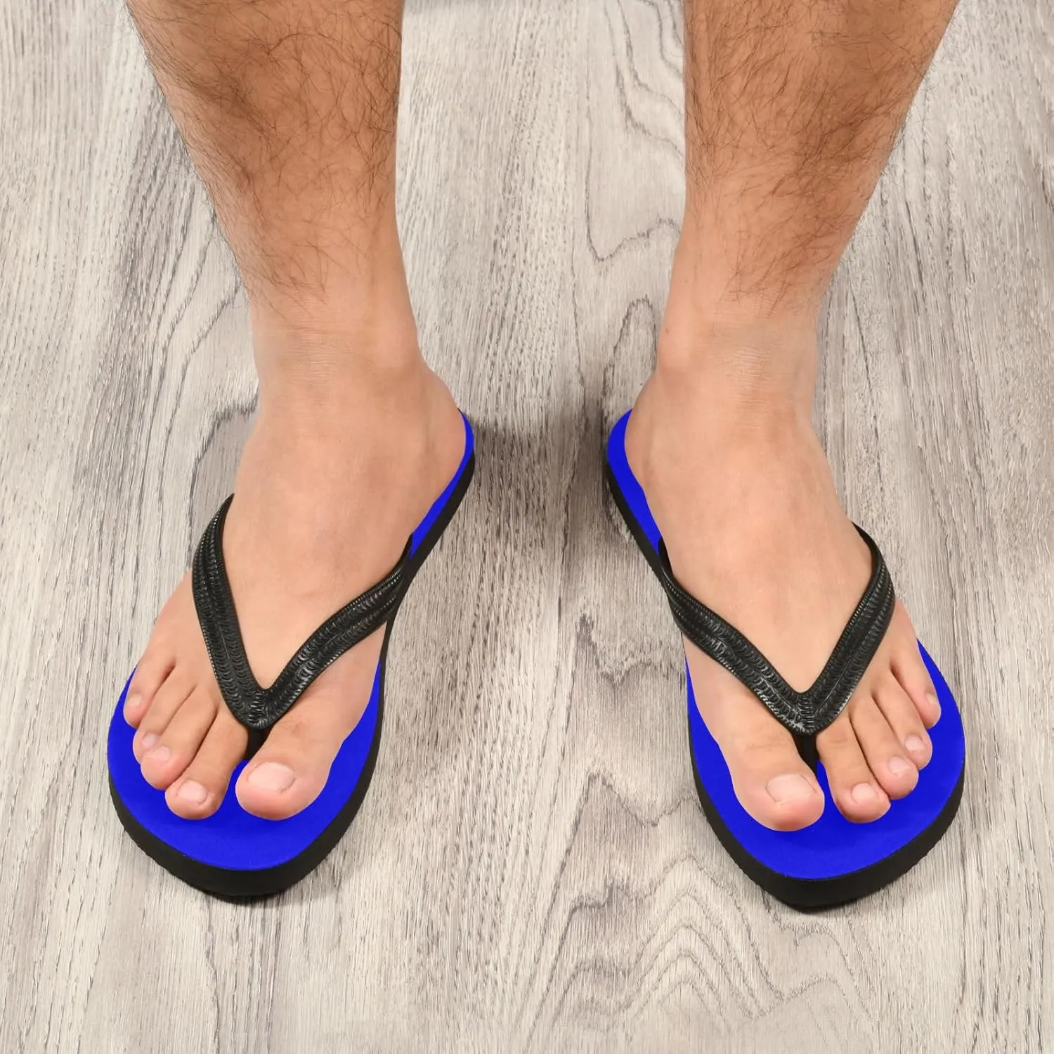 Black Solid Flip Flop Beach Summer Casual Sandal for Women & Men Shower Shoes