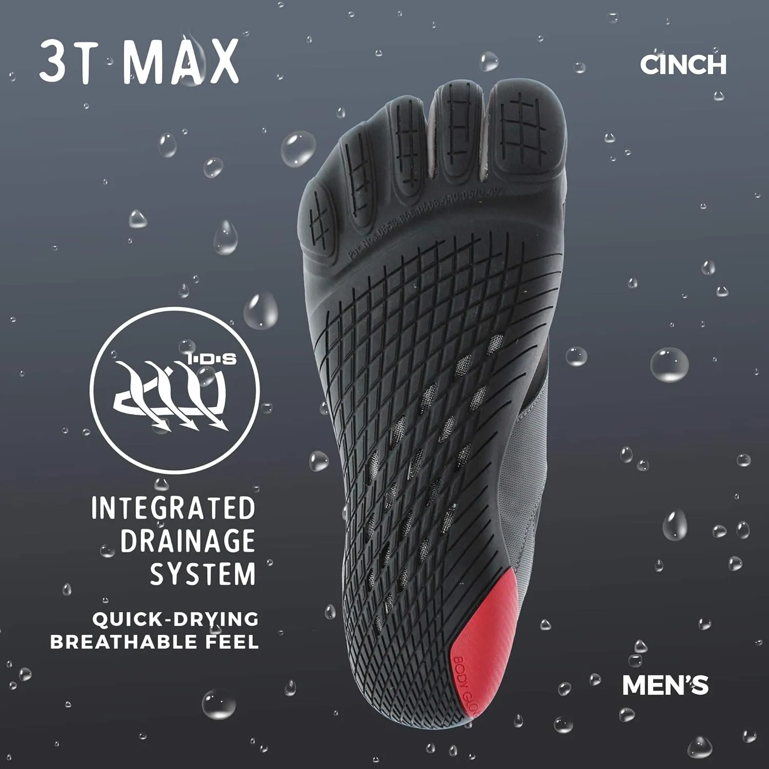 Body Glove Men's 3T Barefoot Cinch Water Shoe
