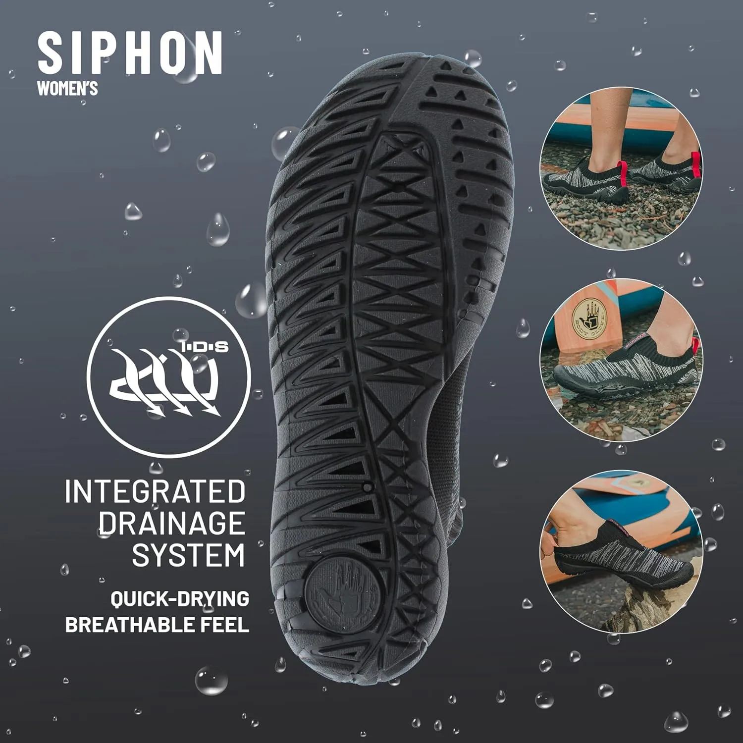 Body Glove Men's Siphon Water Shoe - Water Shoes for Men, Swim Shoes, Aqua Sock, Non Slip Shoes for Men, Minimalist Shoes, Neoprene Sock