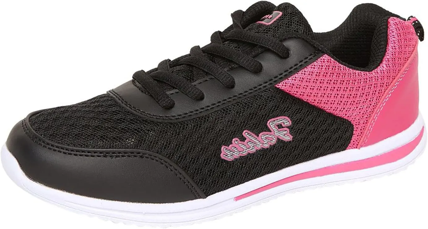 Bowling Shoes Women 9 Wide All Black Sneakers for Women Cute White Tennis Shoes Women Comfortable Womens Walking Shoes Sock Sneakers Slip On Mesh Platform Cute Black Sneakers for Women Comfortable