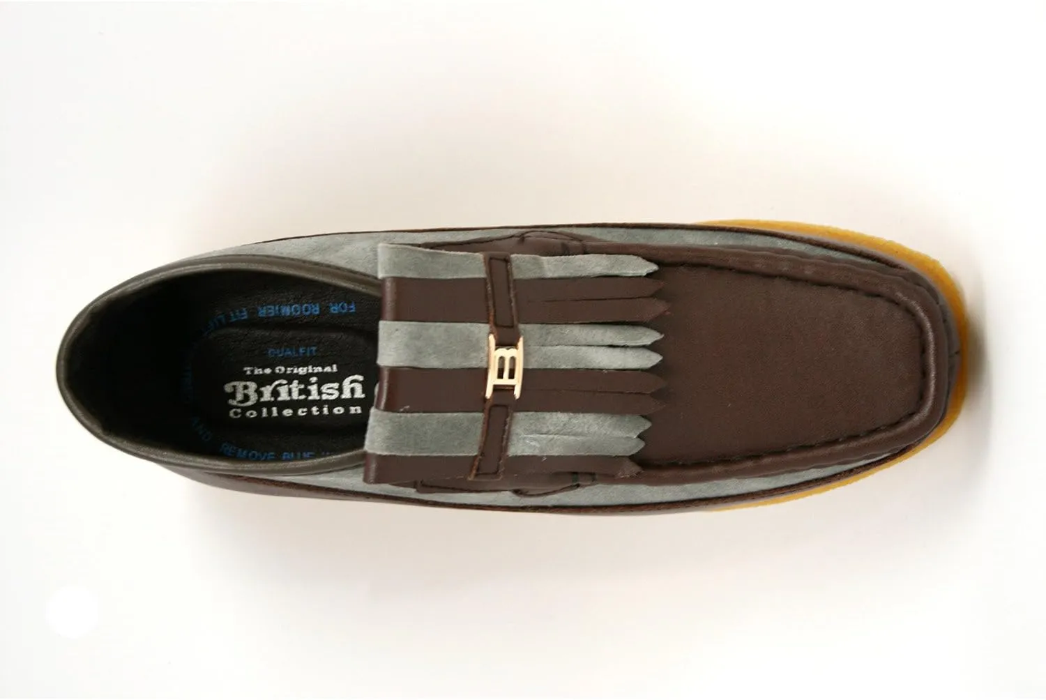 British Collection Men's Apollo Three Quarters Slip-On Leather Shoe