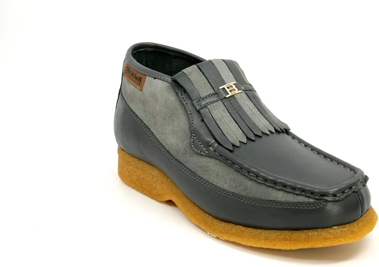 British Collection Men's Apollo Three Quarters Slip-On Leather Shoe