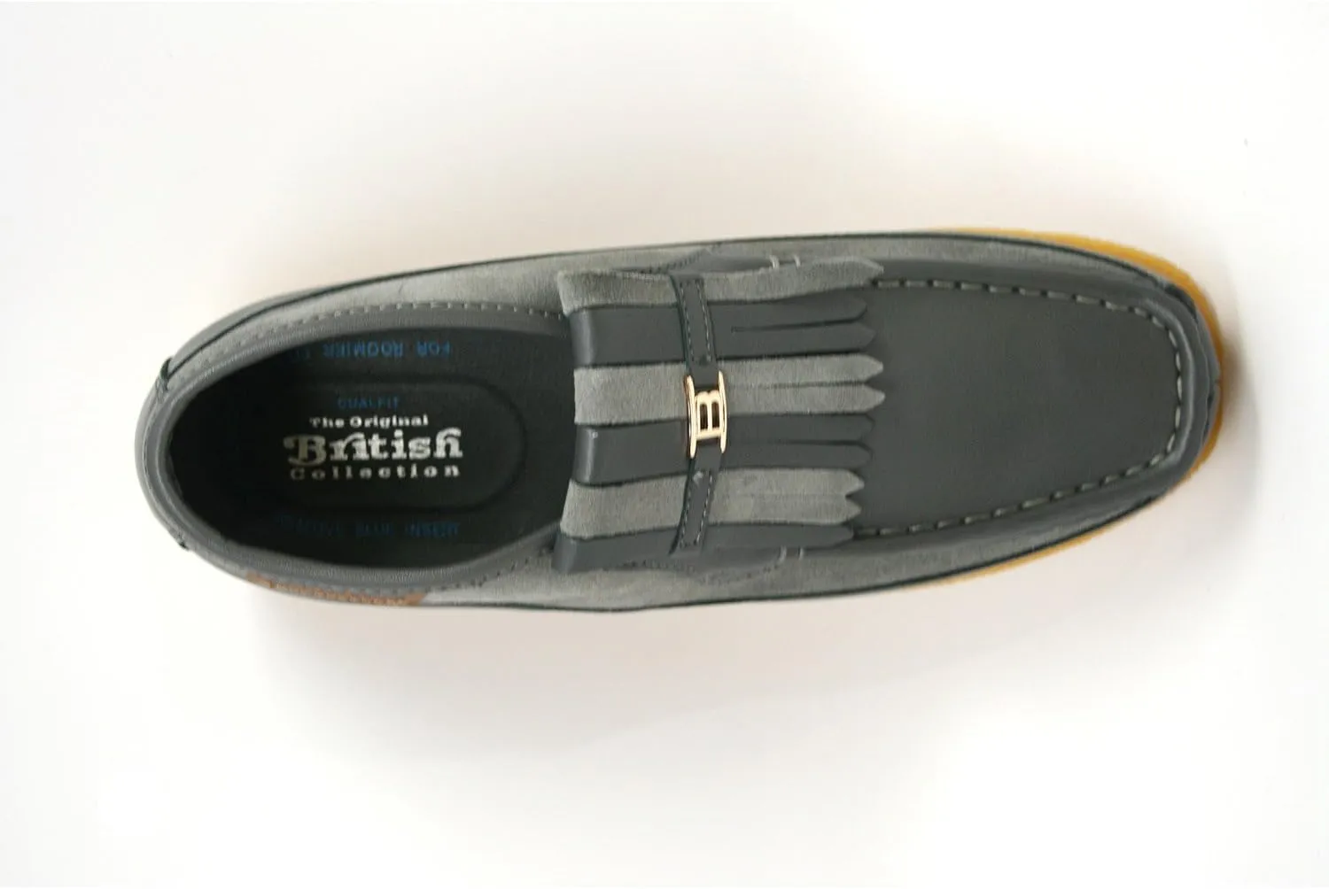 British Collection Men's Apollo Three Quarters Slip-On Leather Shoe
