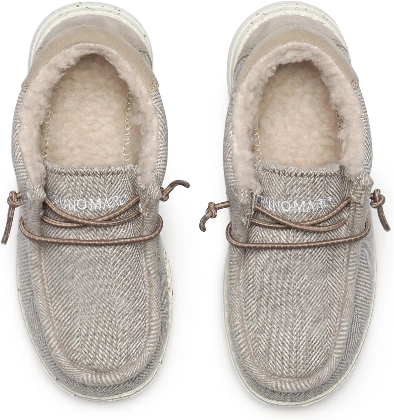 Bruno Marc Boys Girls Winter Slip-On Fur Casual Loafer