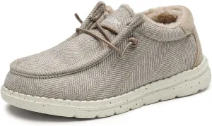 Bruno Marc Boys Girls Winter Slip-On Fur Casual Loafer