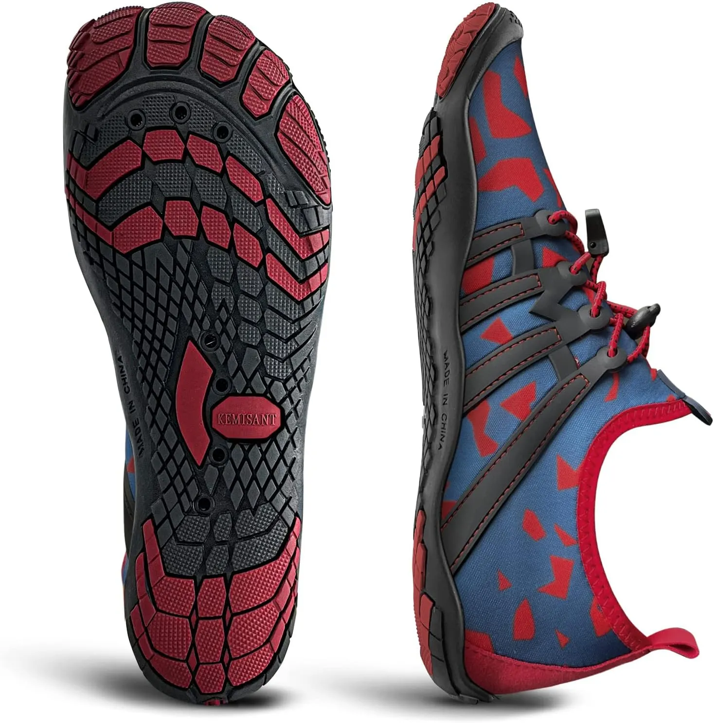 BULLIANT Water Shoes Men, Unisex Barefoot Aqua Shoes for Men Women Hiking Swimming Shoe