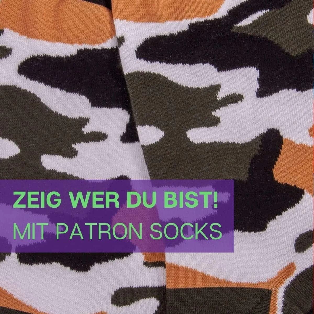 Camo Sneaker Socken