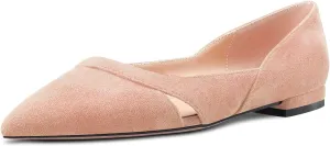 Castamere Women Low Heel Pointed Toe Slip-on Pumps Wedding Classic 0.4 Inches Heels