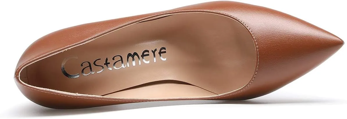 Castamere Womens High Heel Pointed Toe Slip-on Pumps 8CM