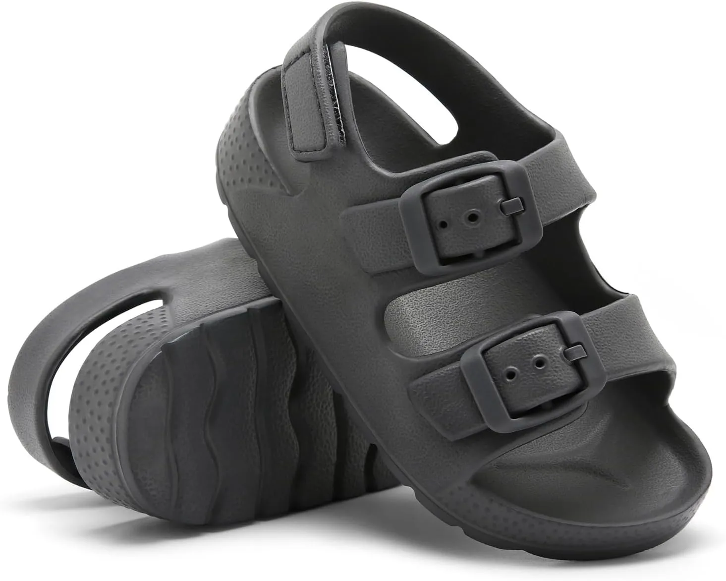 ChayChax Toddler Boys Girls Double Buckle Sandals Children's Adjustable Back Strap Water Sandal