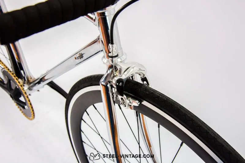 Chromed Steel Singlespeed Vintage Custom Bicycle