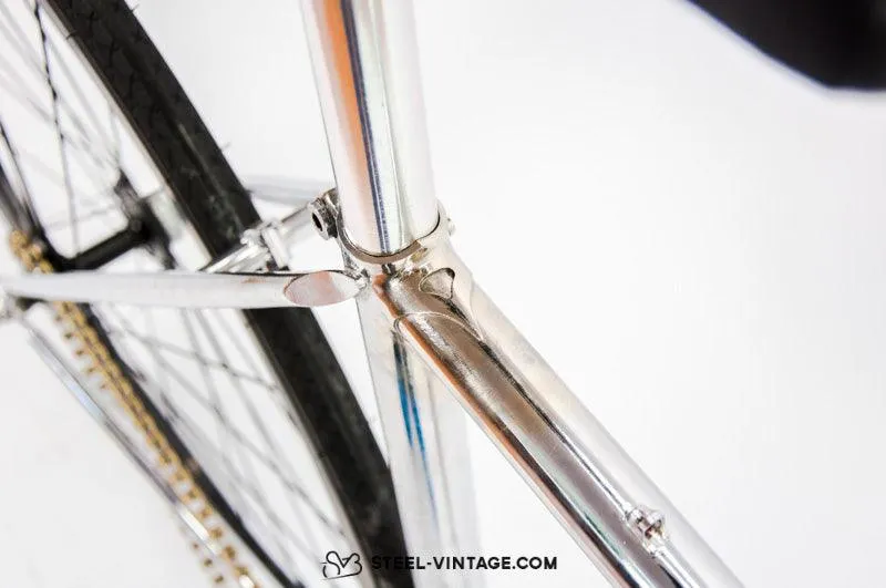 Chromed Steel Singlespeed Vintage Custom Bicycle